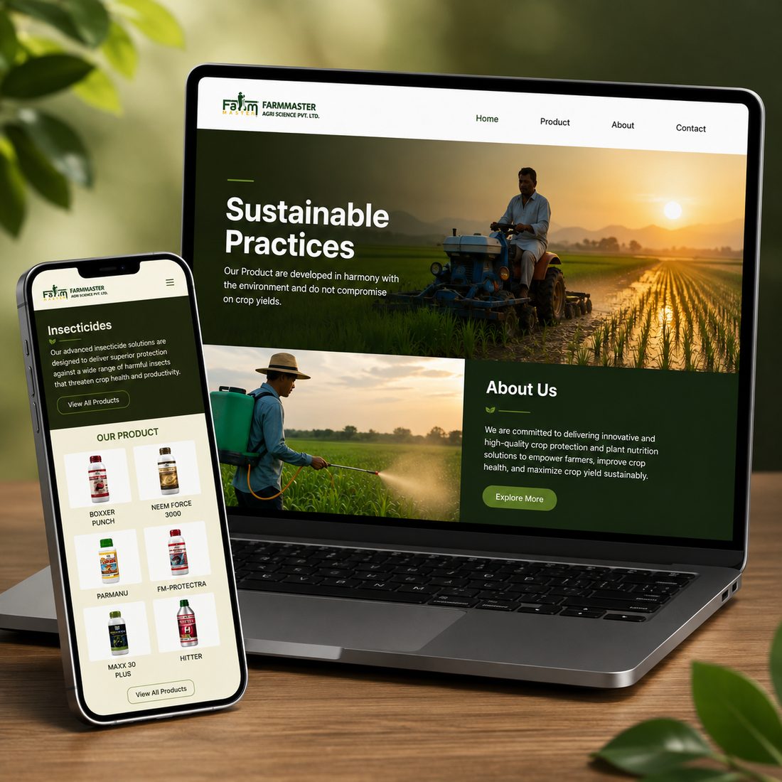 FarmMaster Agri Science website